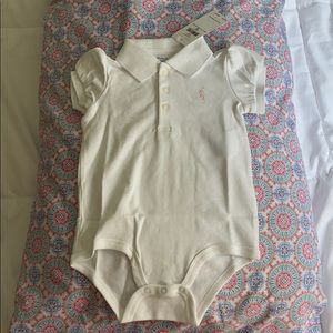 Ralph Lauren NWT white onesie